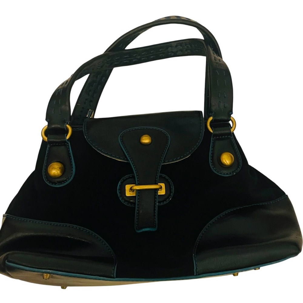 Max New York Elegant Black Leather Bag - Picture 10 of 12